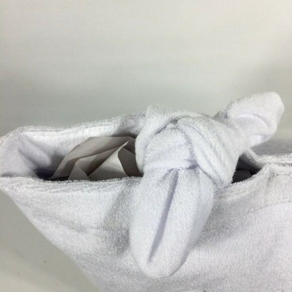 Stoney Clover Lane x Target Terry Cloth Embossed White Tote Bag - Picture 6 of 11